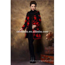 Chaqueta de chándal chino capa de abrigo trench coat bordado tradicional qipao